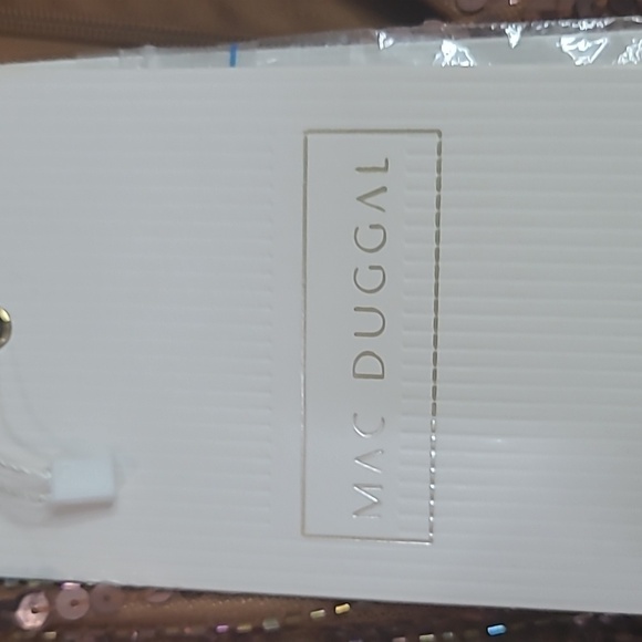 Mac Duggal 5995 Puff Sleeve Embellished Dress - Picture 5 of 6